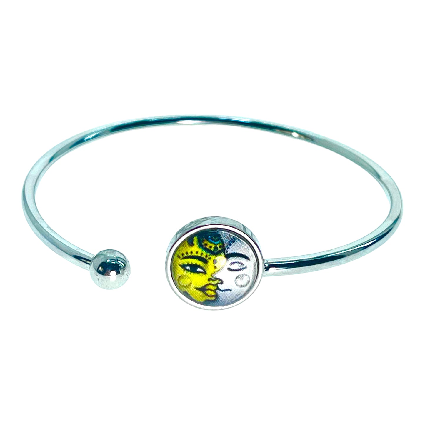 Mystic Moon Flexi-Cuff Bracelet