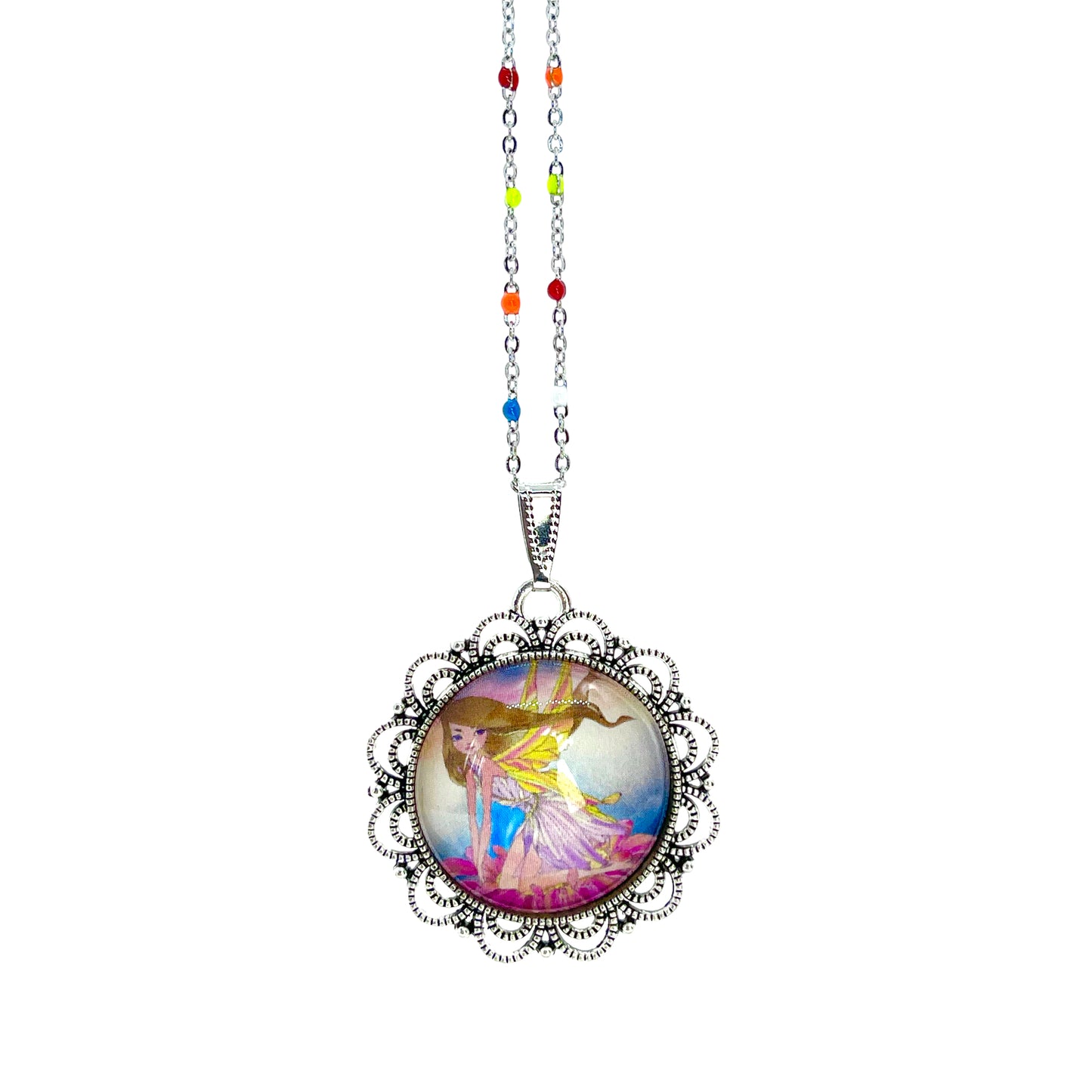 Fairy Fancy Rainbow Chain Necklace