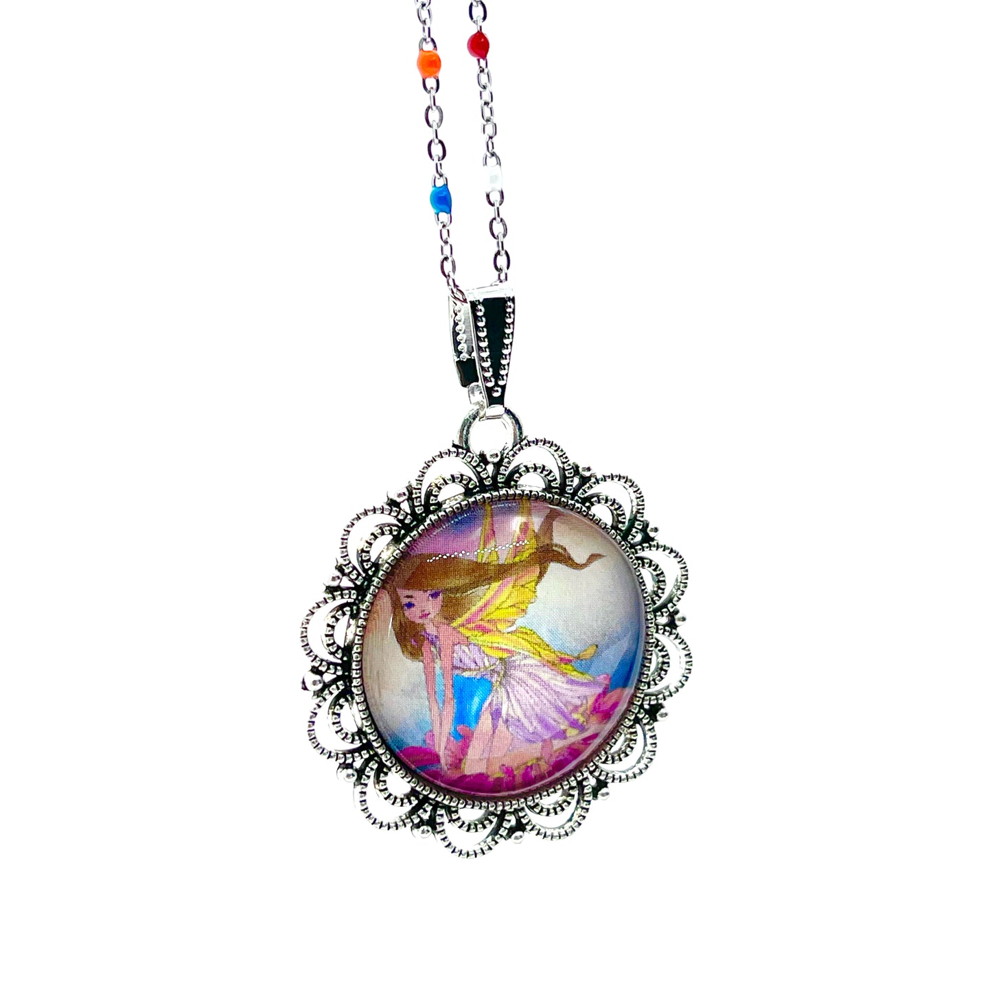 Fairy Fancy Rainbow Chain Necklace