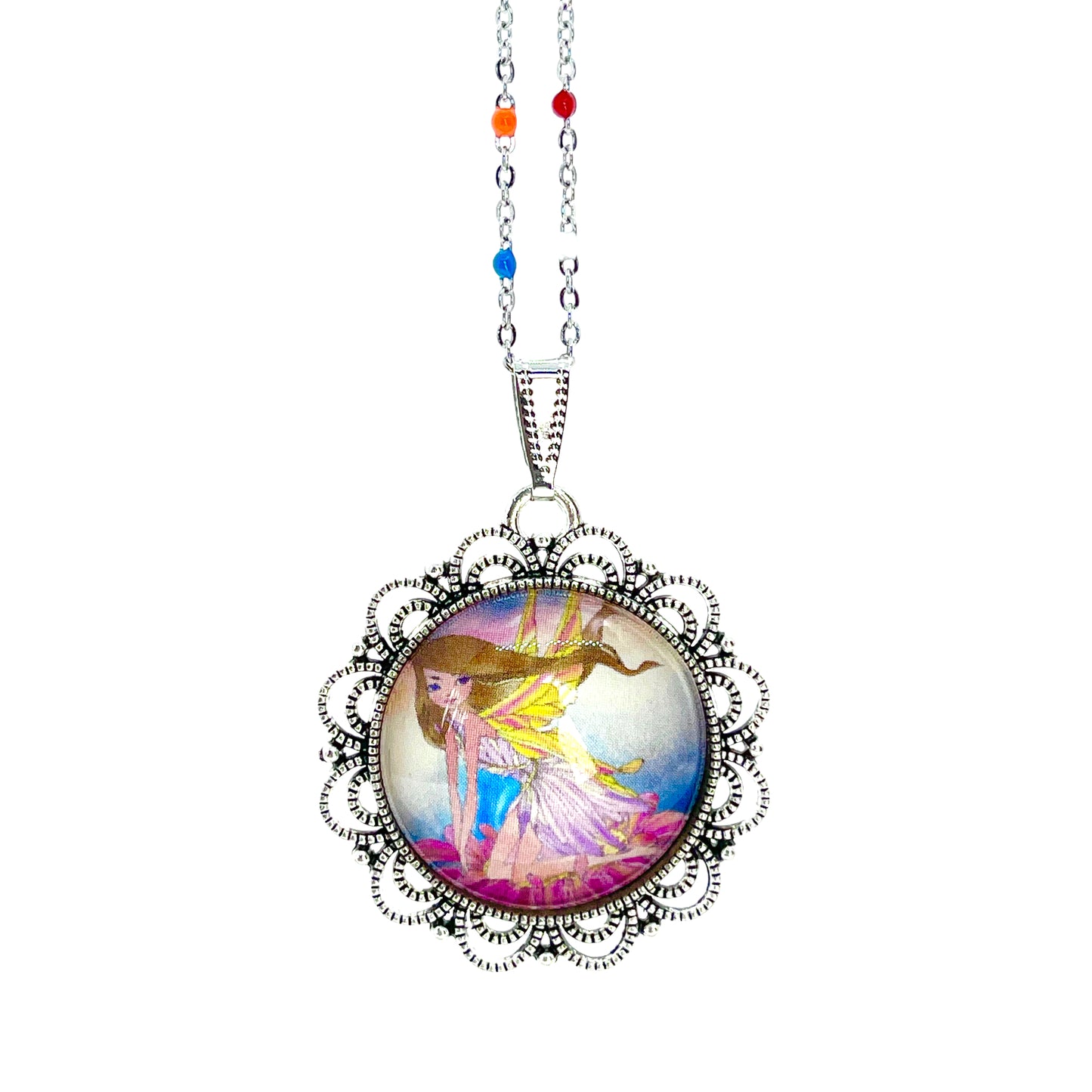 Fairy Fancy Rainbow Chain Necklace