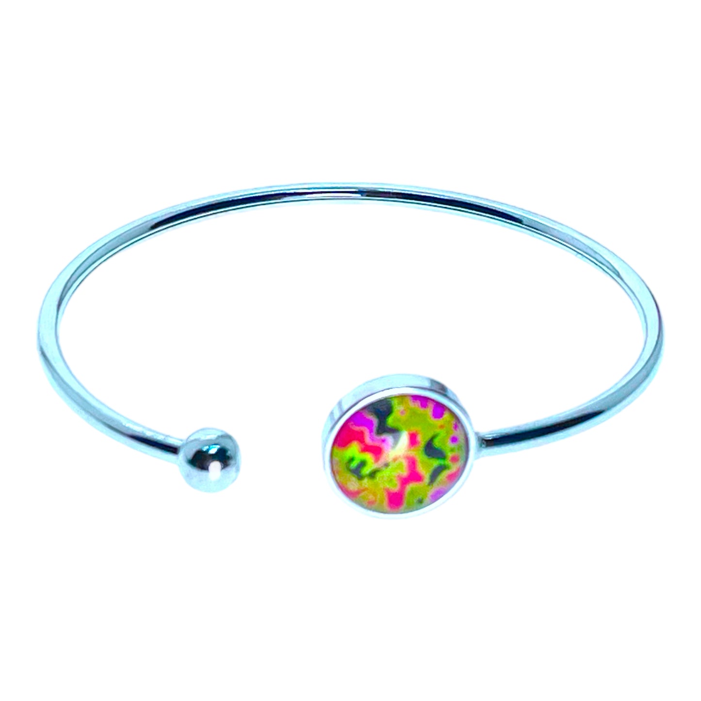 Mossy Blooms Flexi-Cuff Bracelet