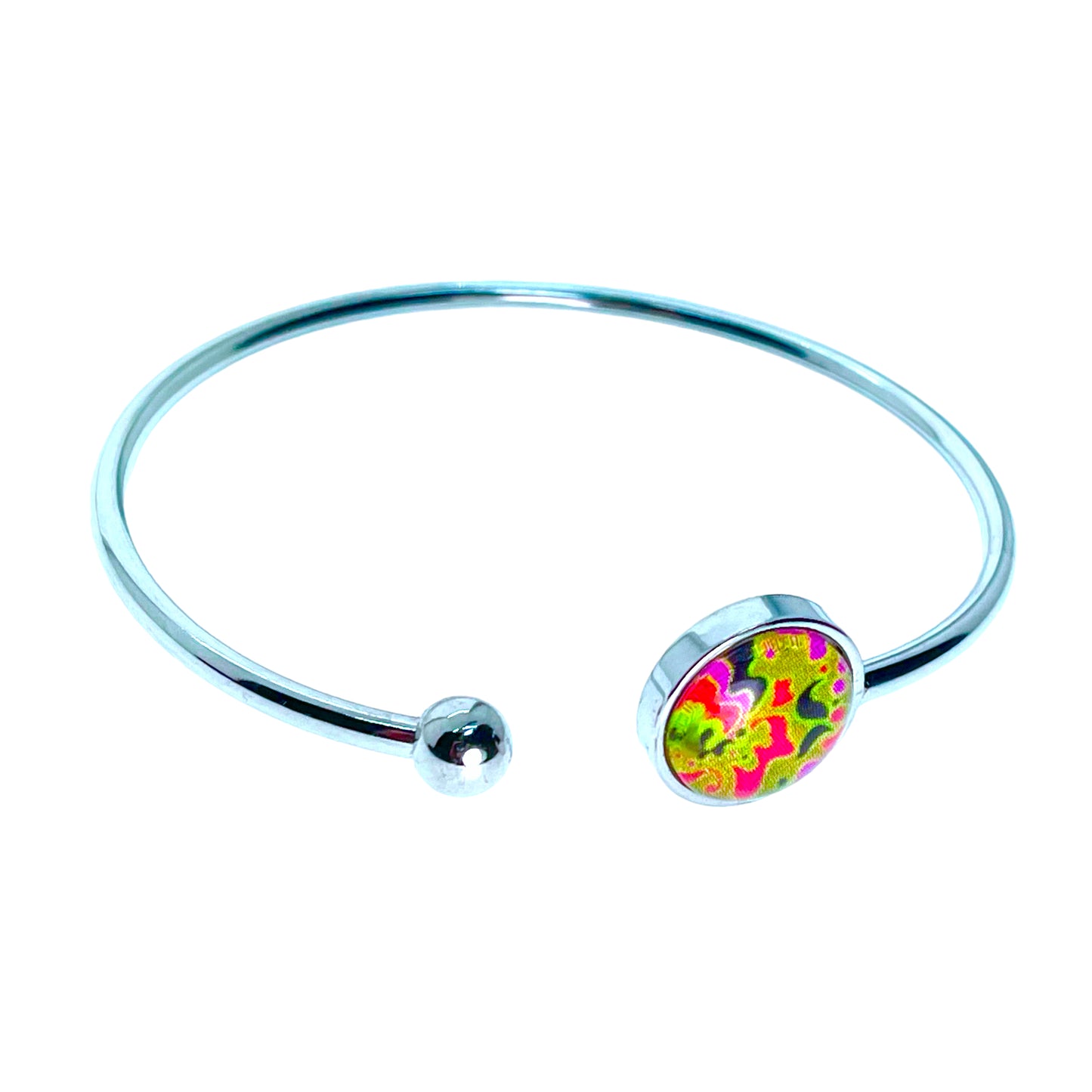 Mossy Blooms Flexi-Cuff Bracelet