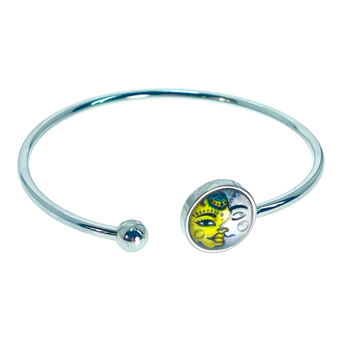 Mystic Moon Flexi-Cuff Bracelet