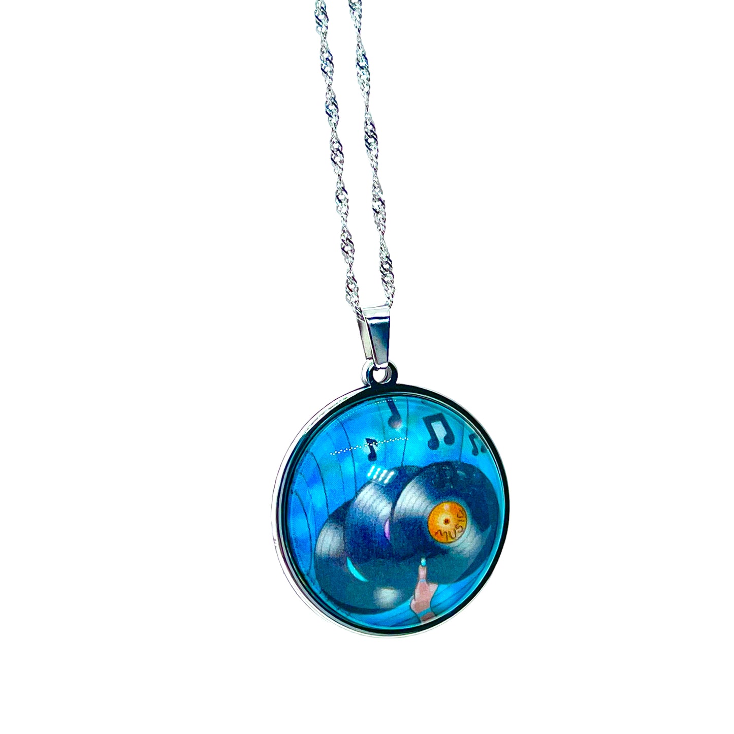 Royal Records Big Round Necklace