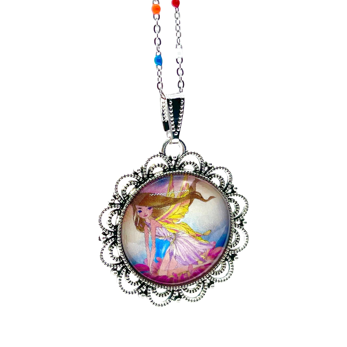 Fairy Fancy Rainbow Chain Necklace