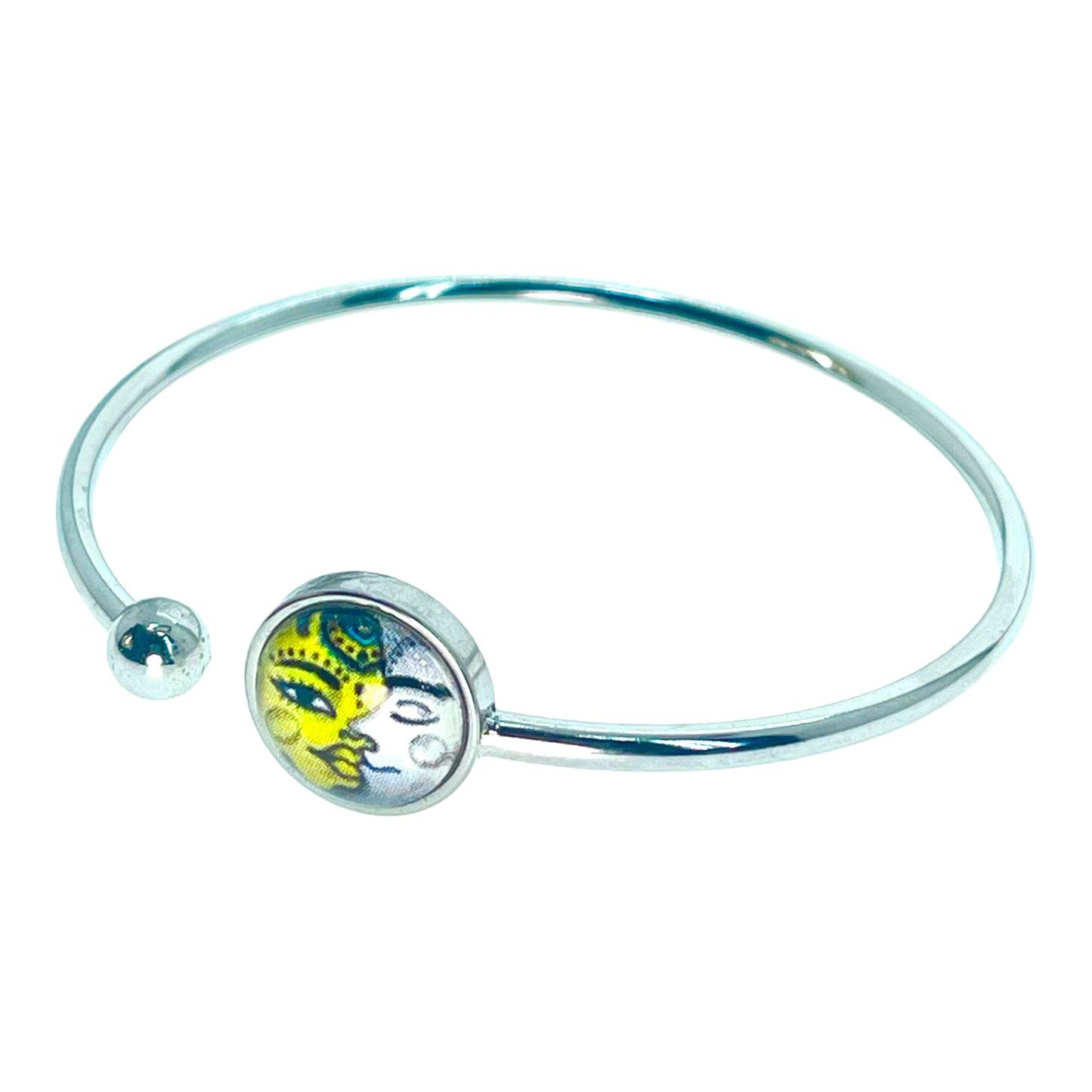 Mystic Moon Flexi-Cuff Bracelet