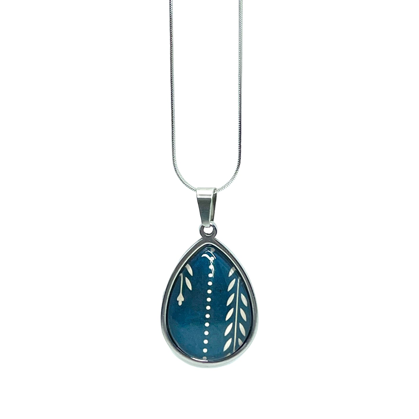 Whispering Vines Teardrop Necklace