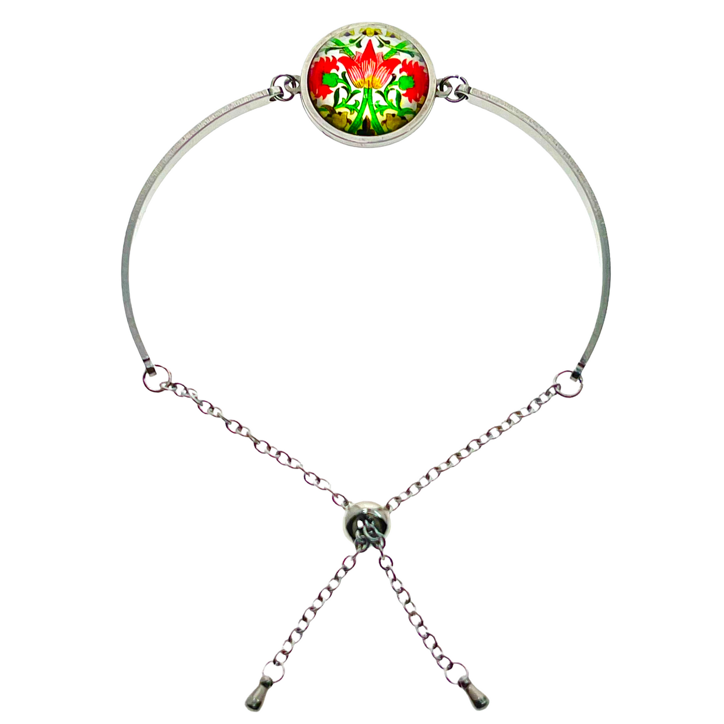 Twinkling Tulip Slider Bead Bracelet