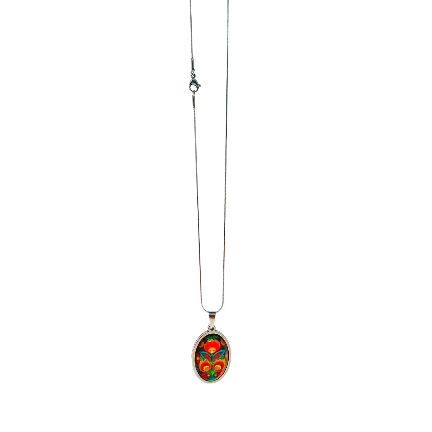 Polish Folk Flower Necklace