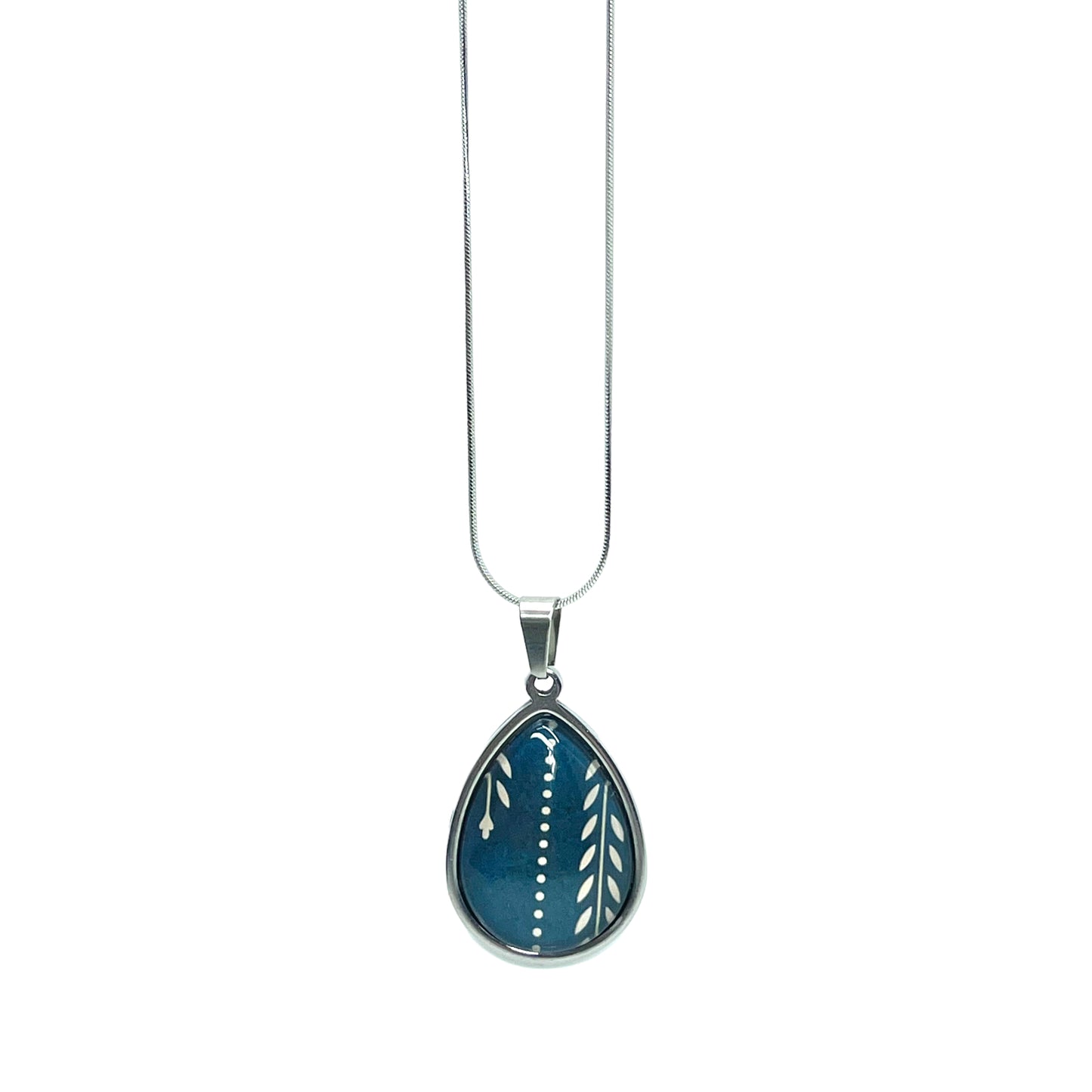 Whispering Vines Teardrop Necklace