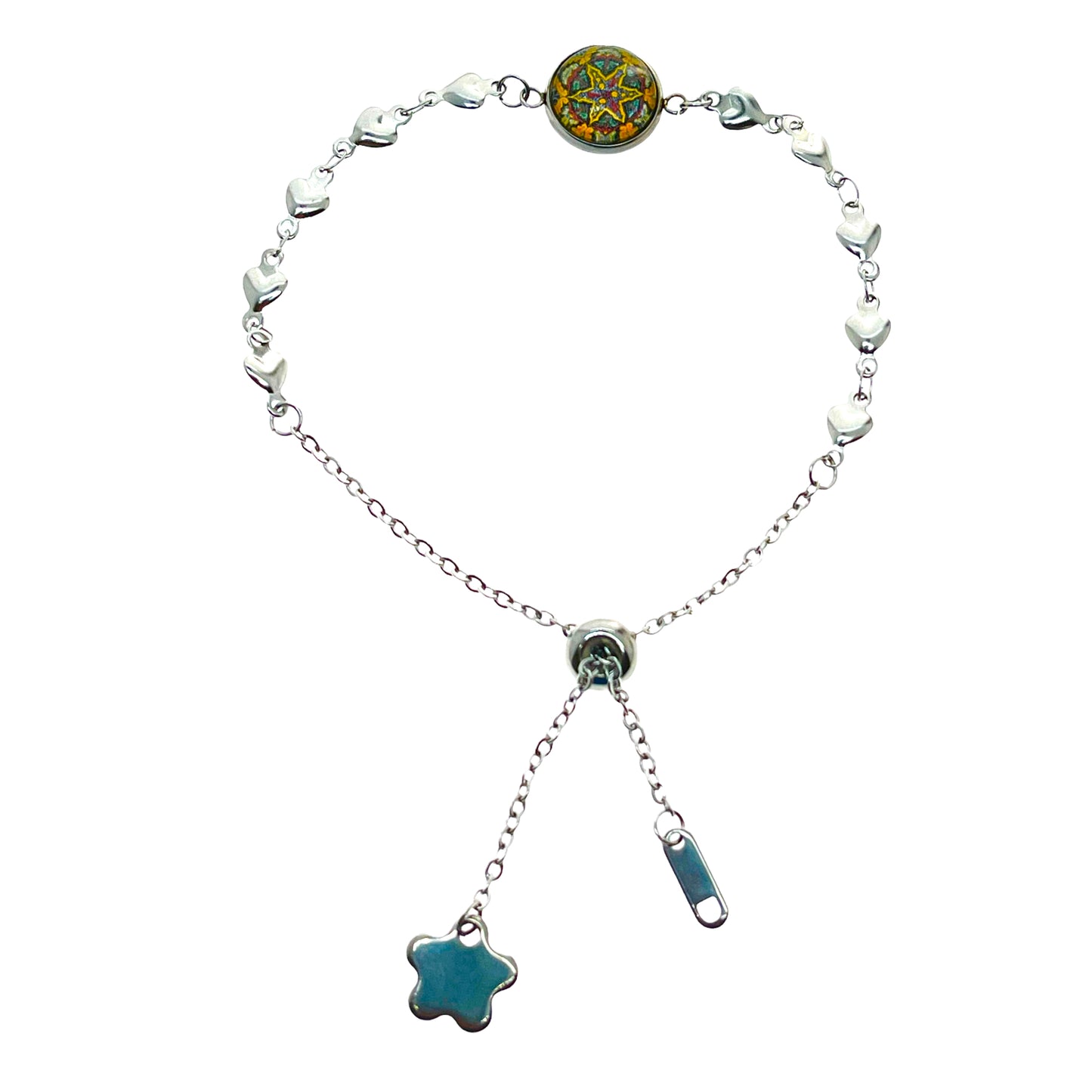 Starfish Heart Slider Bracelet