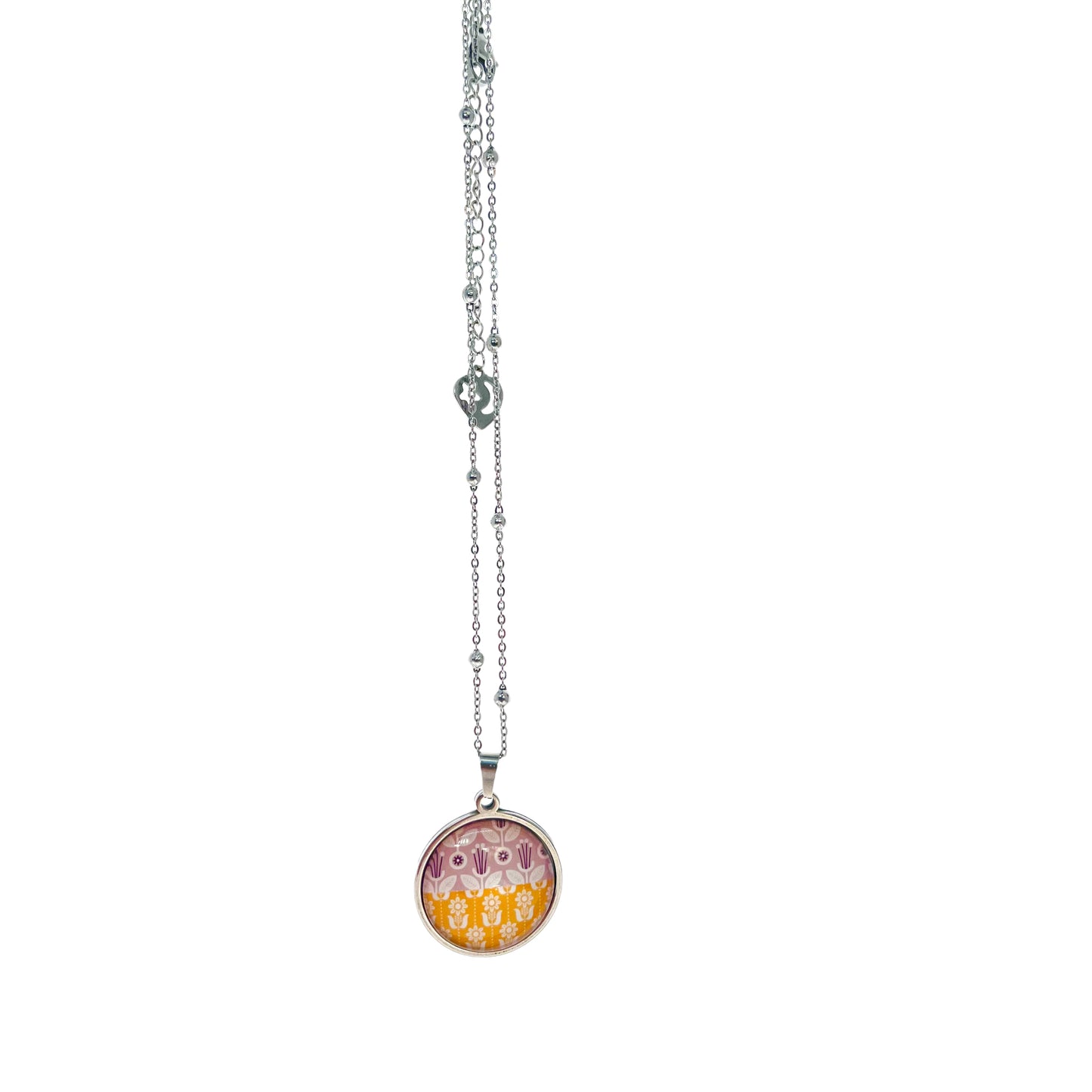 Antique Lace Dandelion Necklace