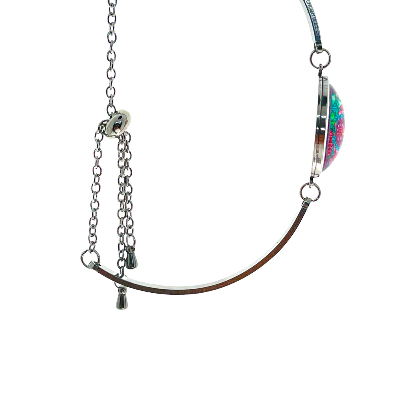 Jewel Rainforest Slider Bead Bracelet
