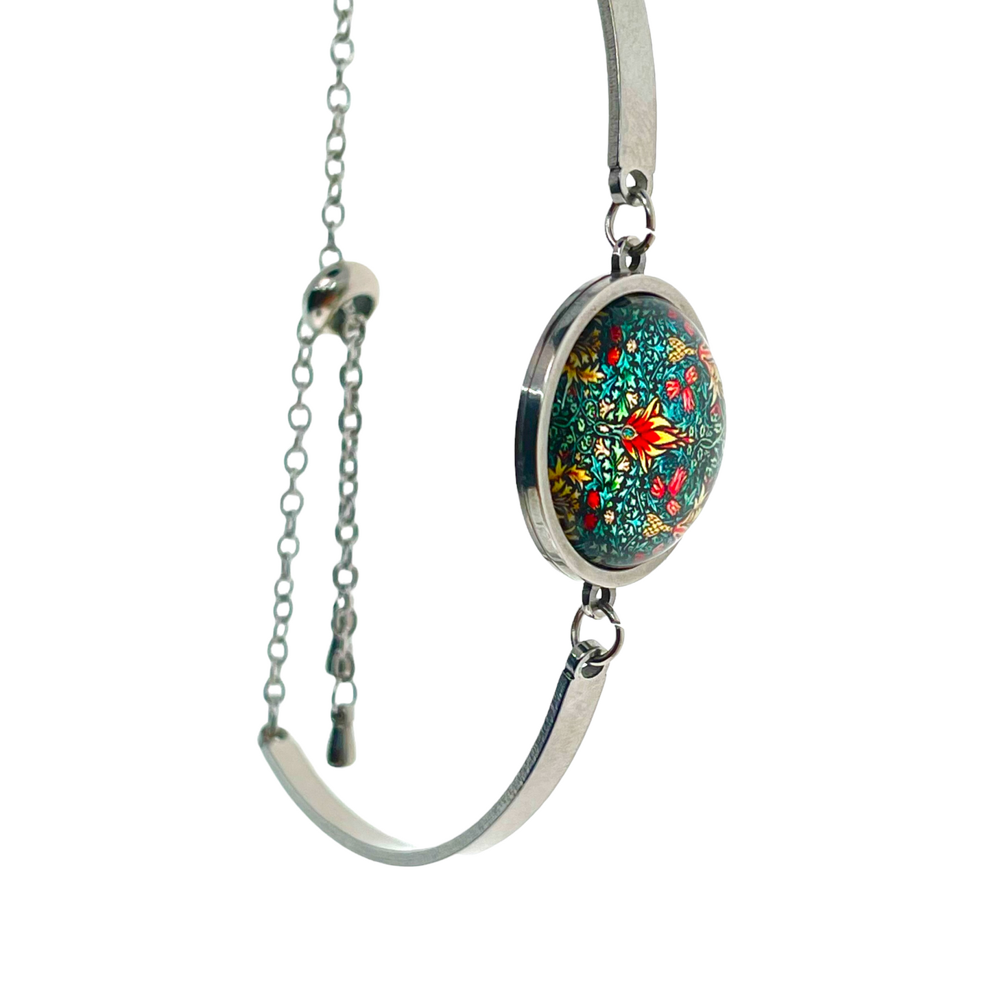 Emerald Forest Slider Bead Bracelet