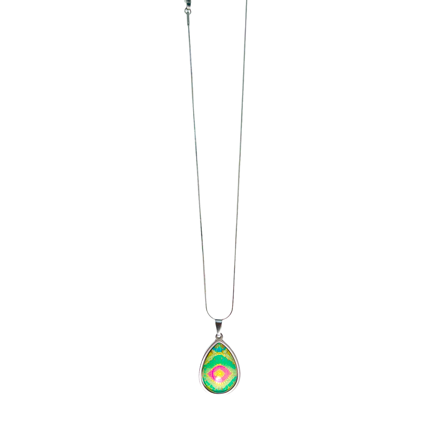 Magic Eye Teardrop Necklace