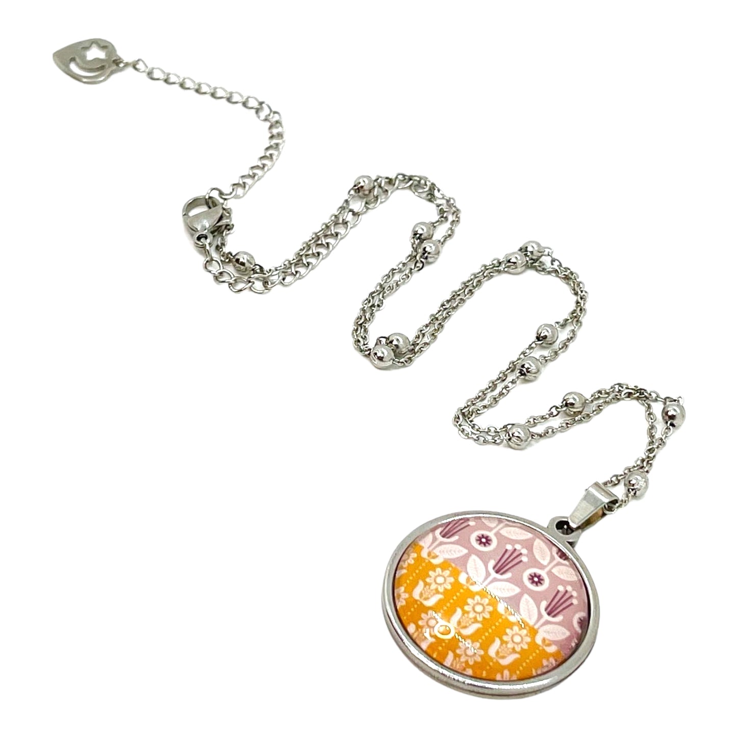Antique Lace Dandelion Necklace