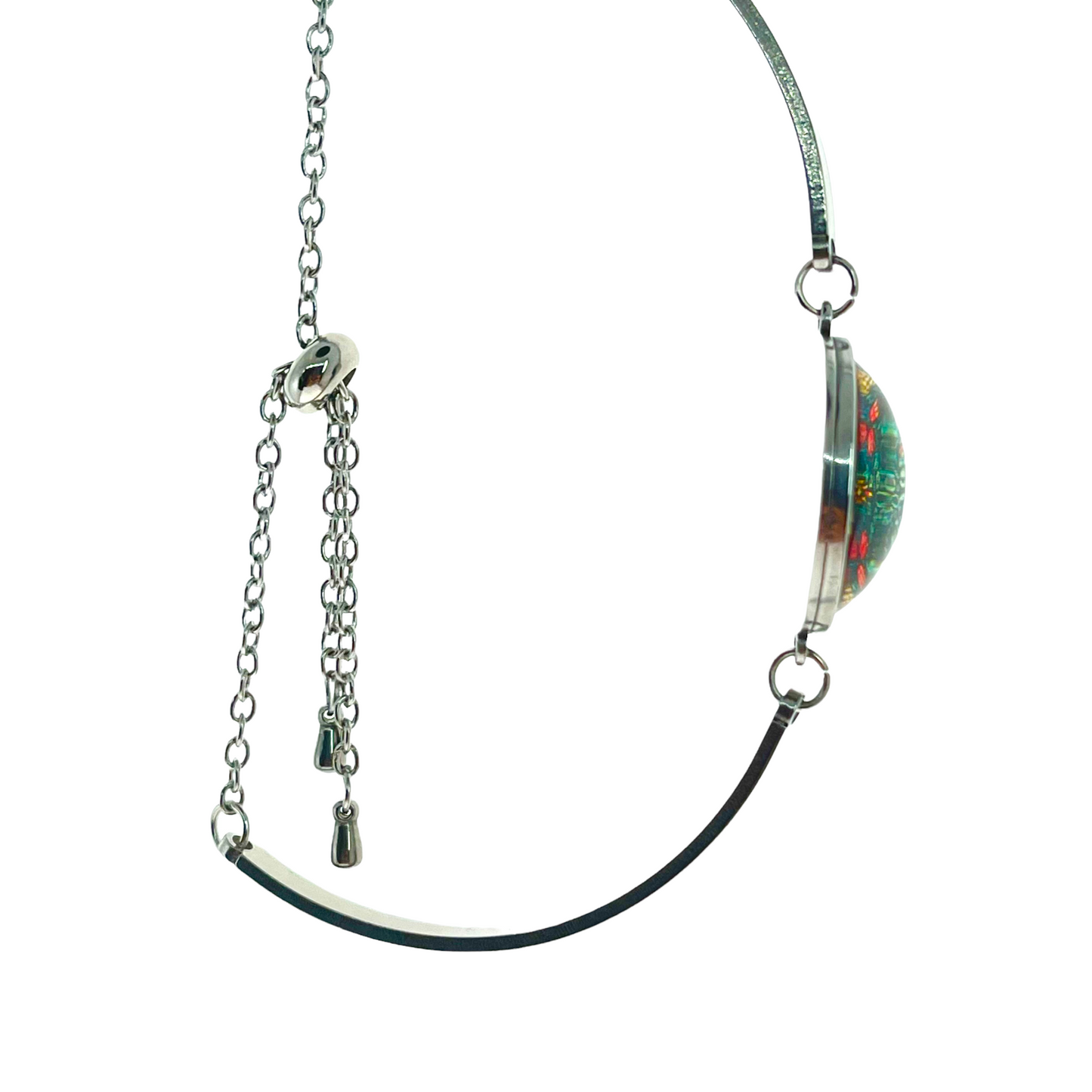Emerald Forest Slider Bead Bracelet