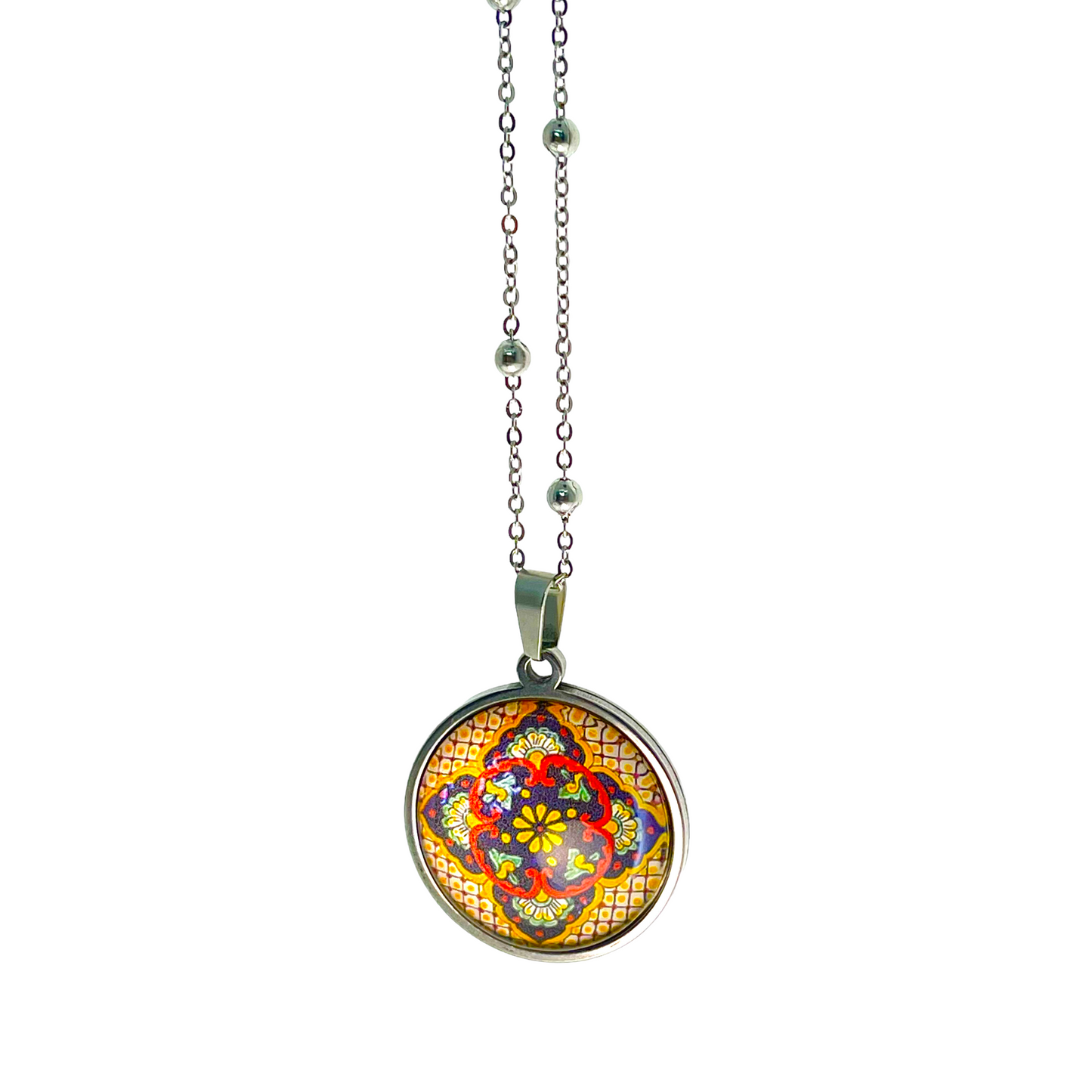 Antique Golden Flower Necklace