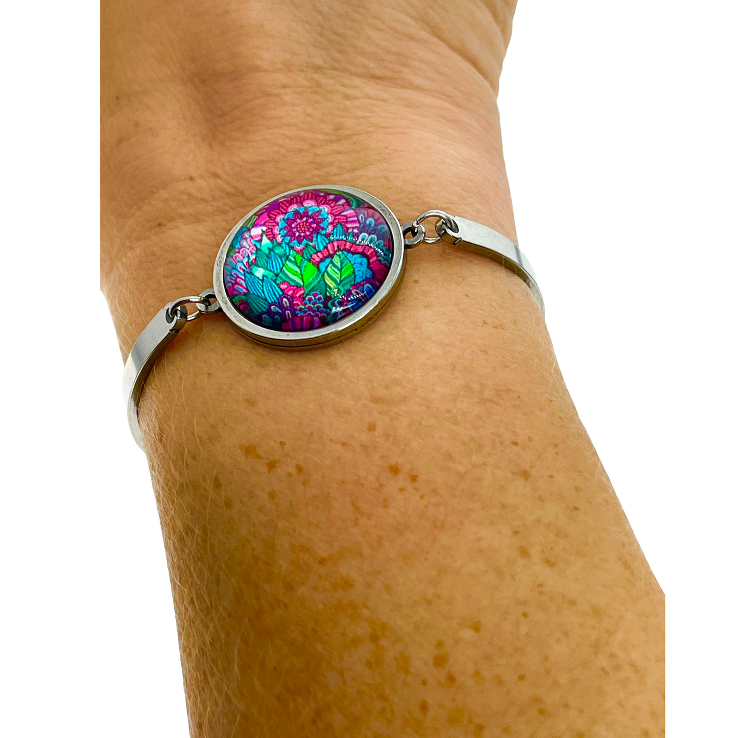 Jewel Rainforest Slider Bead Bracelet