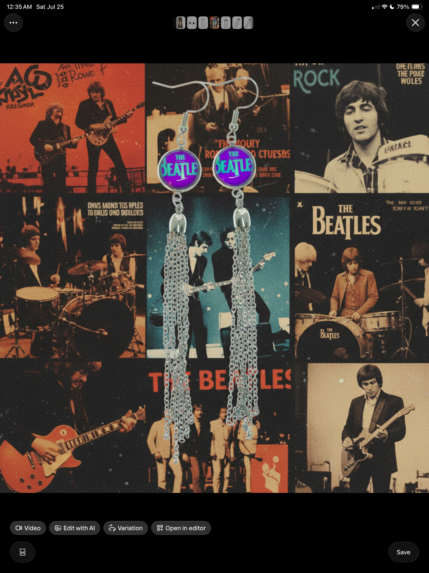 Grateful Dead Inspired Yellow Steal Your Face Tassel Earrings
