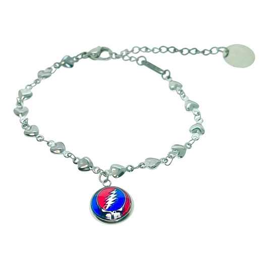 Grateful Dead Inspired Charm Bracelet