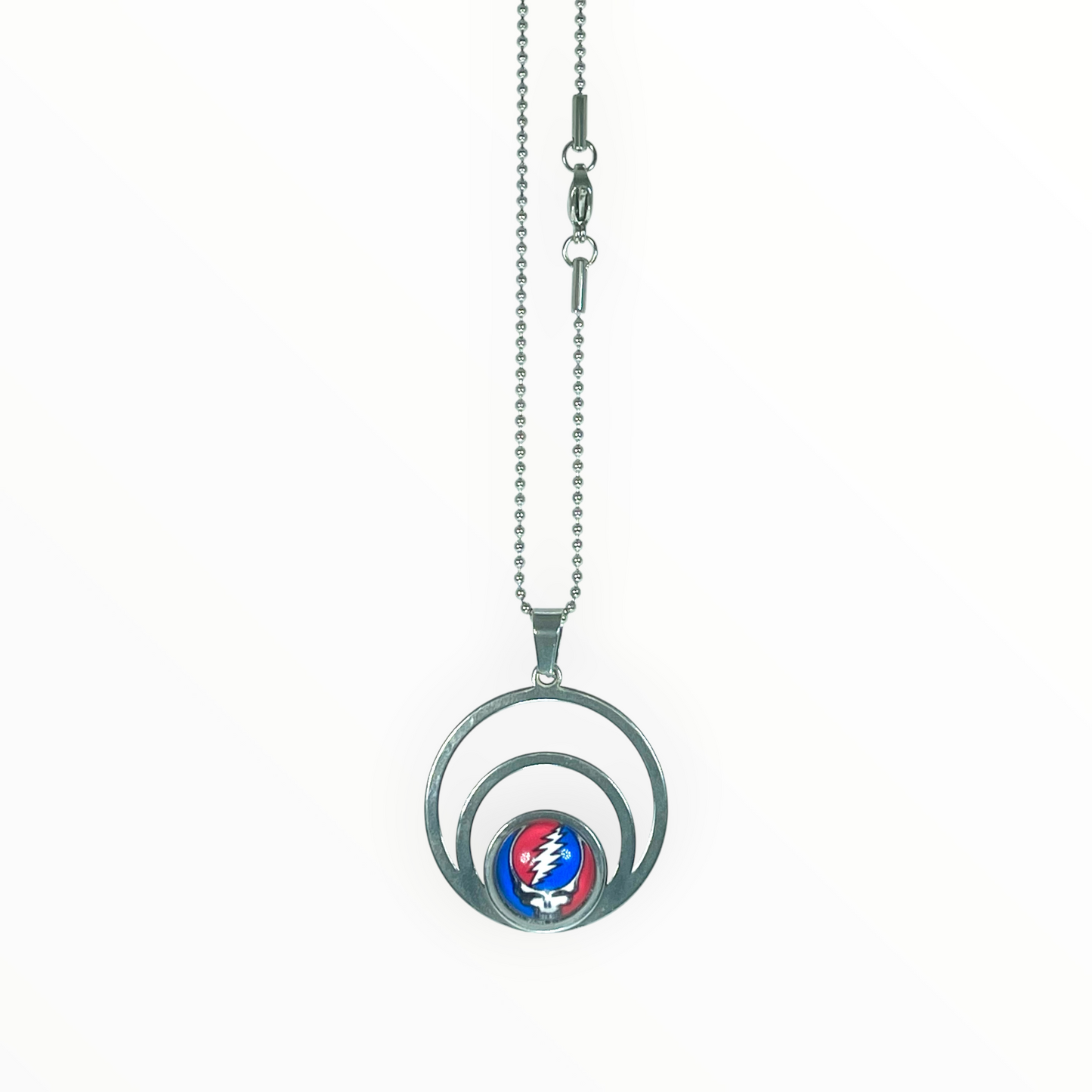 Triple Round Grateful Dead Inspired Necklace