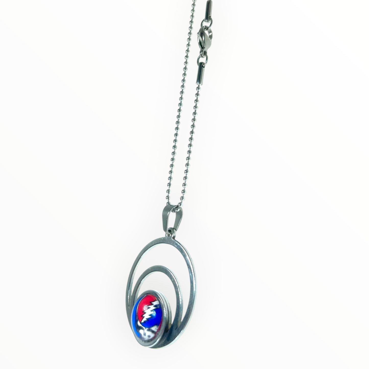 Triple Round Grateful Dead Inspired Necklace
