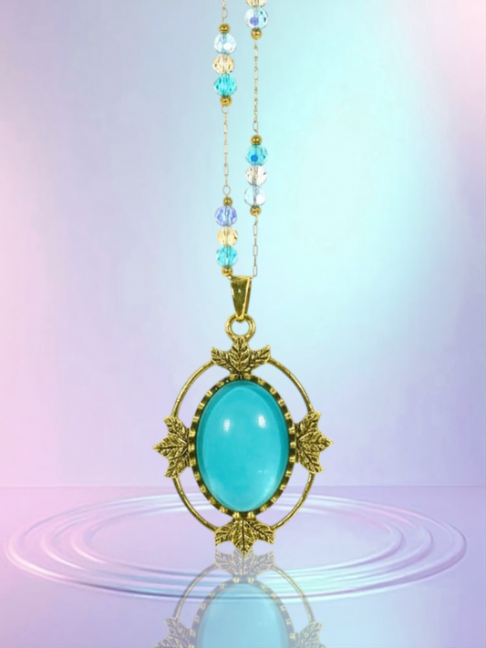 Mermaid Moon Amulet Necklace