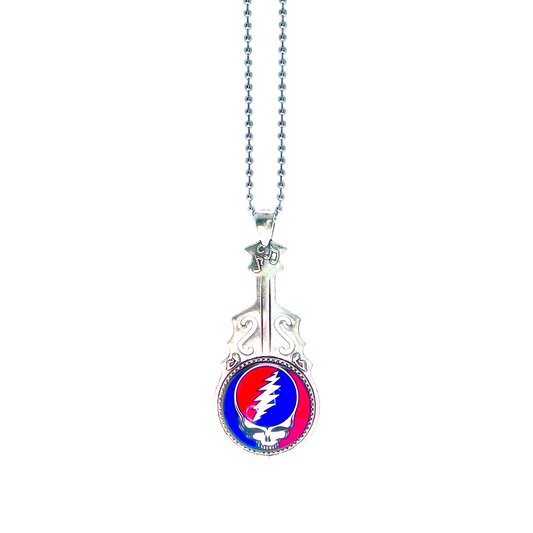 Grateful Dead-Inspired Guitar Necklace