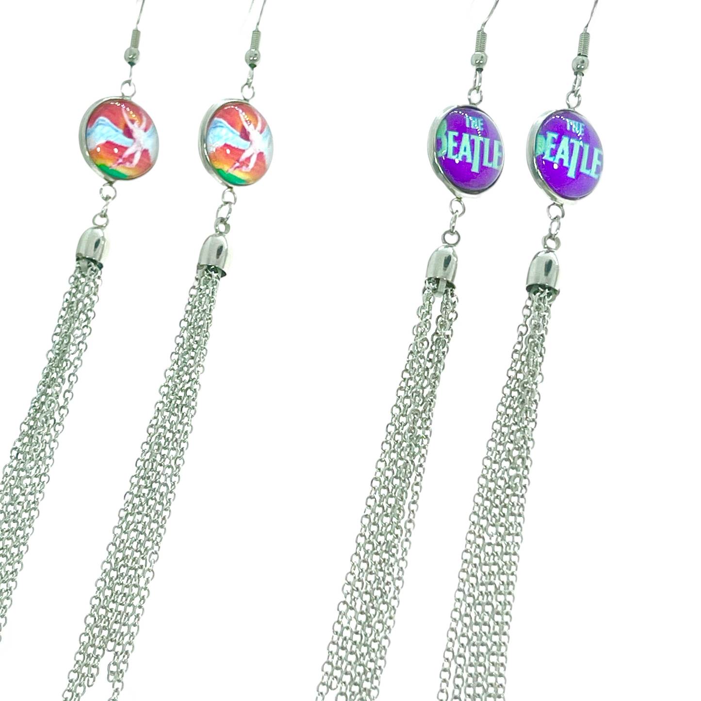 Led Zeppelin Inspired Icarus Tassel Earrings