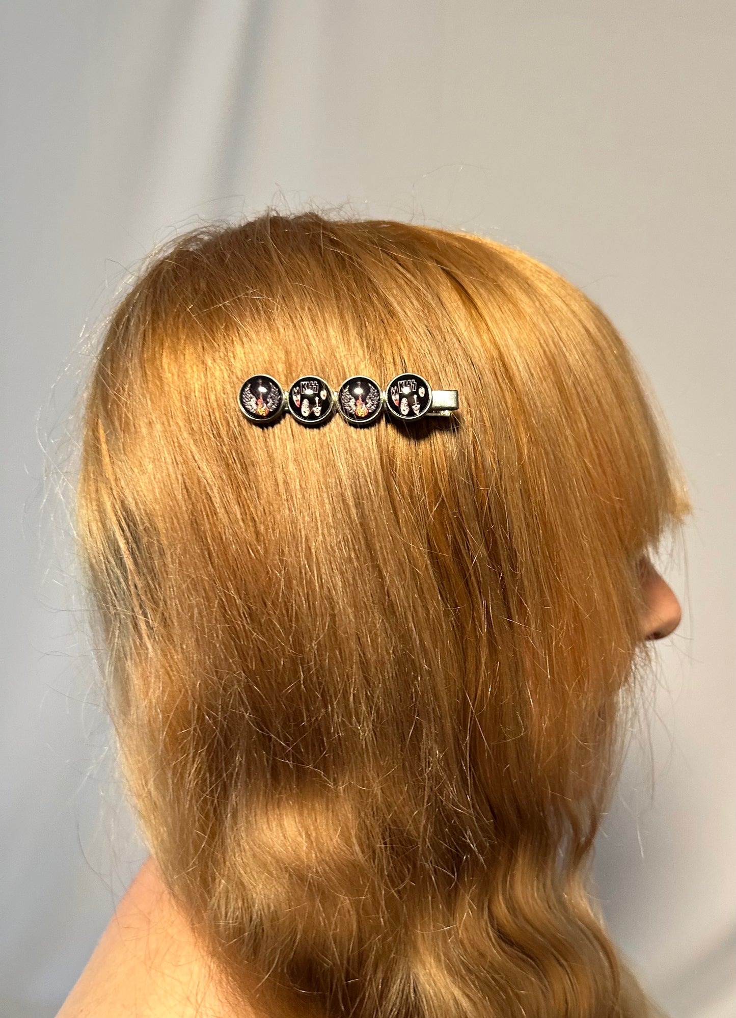 KISS Inspired Winged Guitar Hair Clip