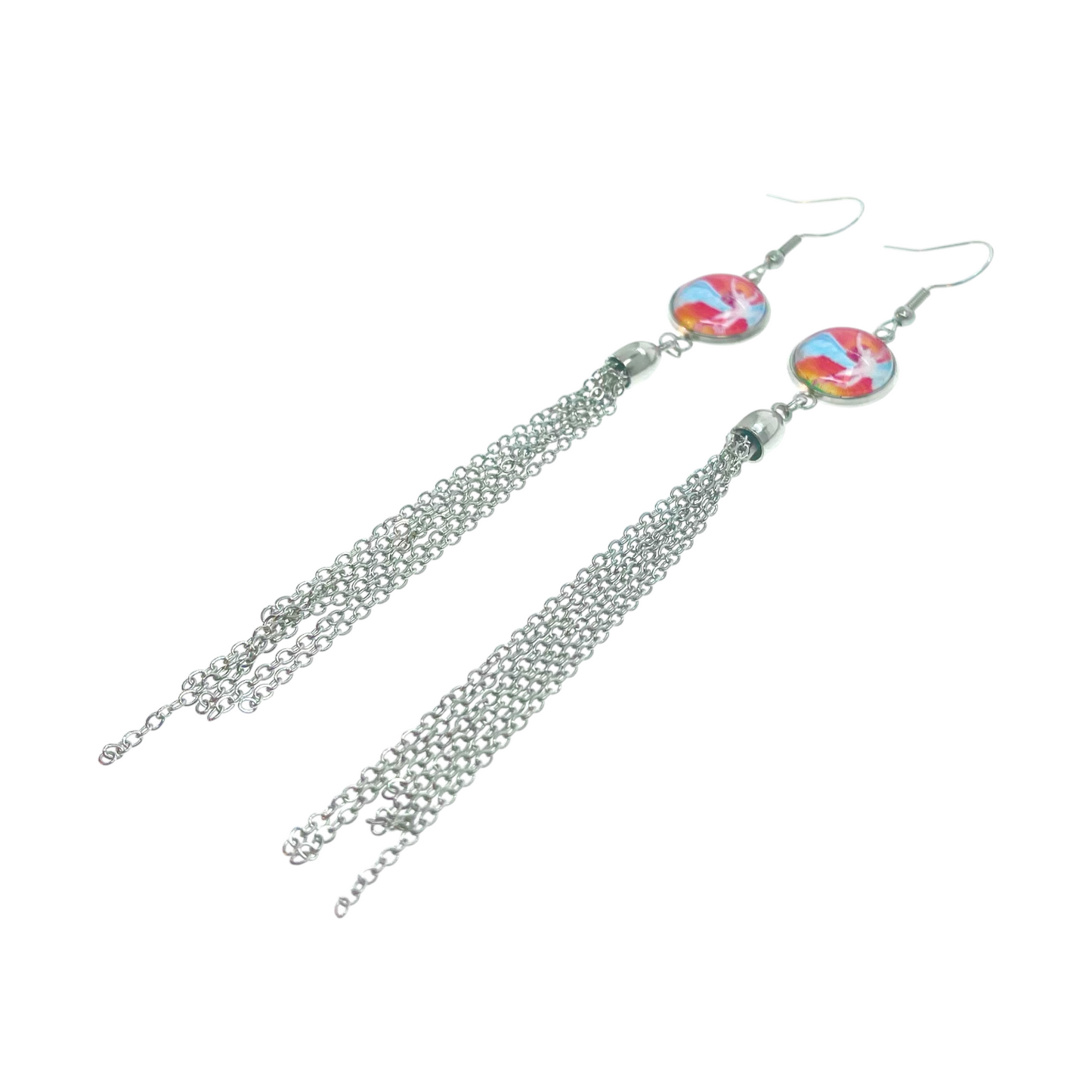 Led Zeppelin Inspired Icarus Tassel Earrings