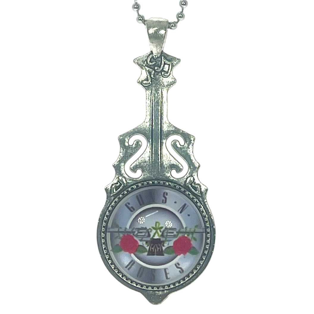 Guns&Roses Inspired Guitar Necklace