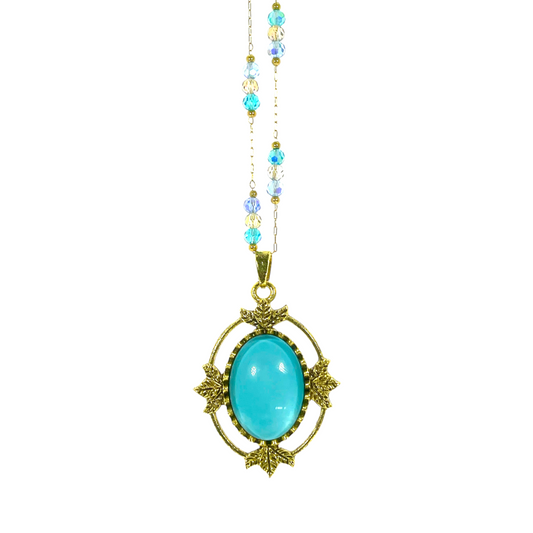 Mermaid Moon Amulet Necklace