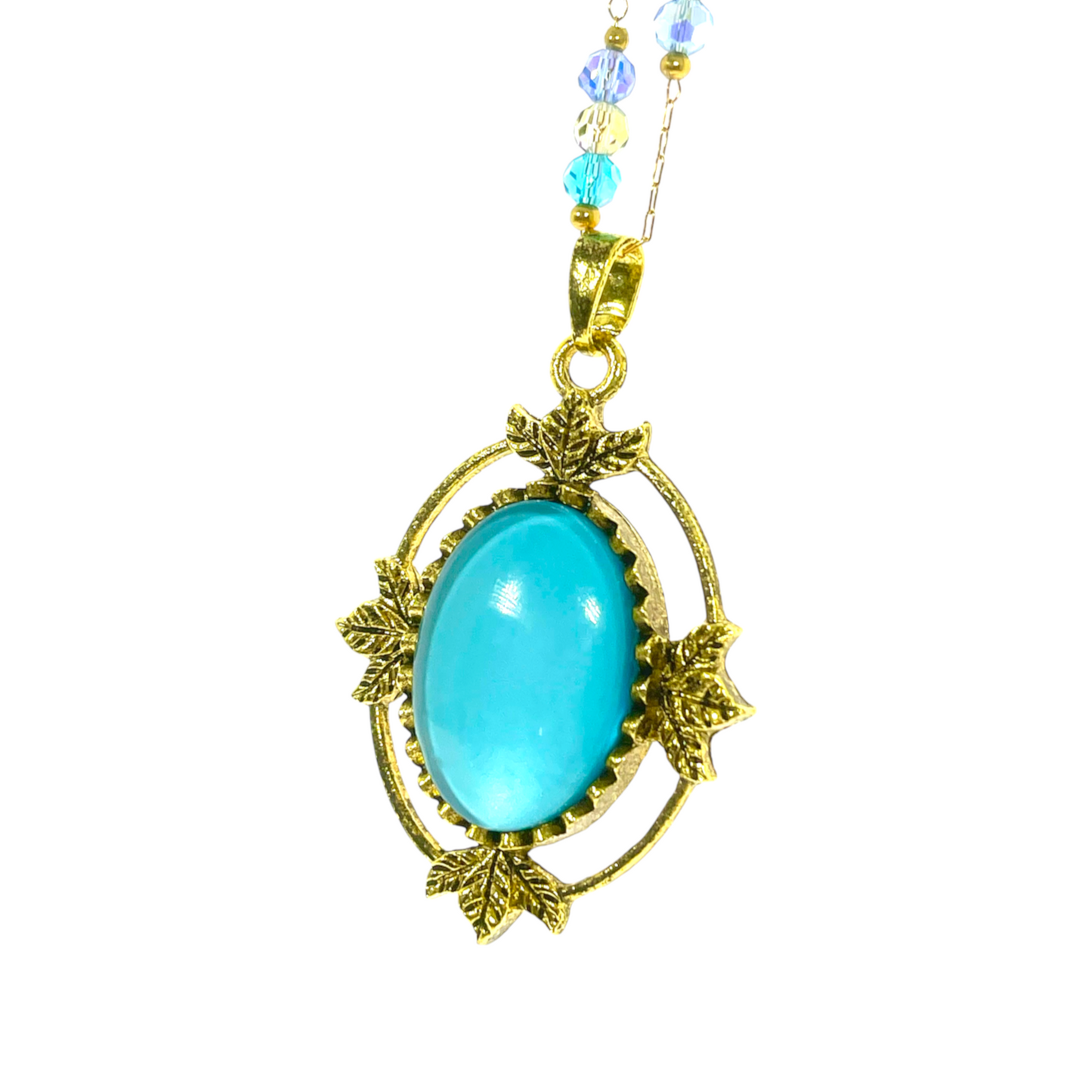 Mermaid Moon Amulet Necklace