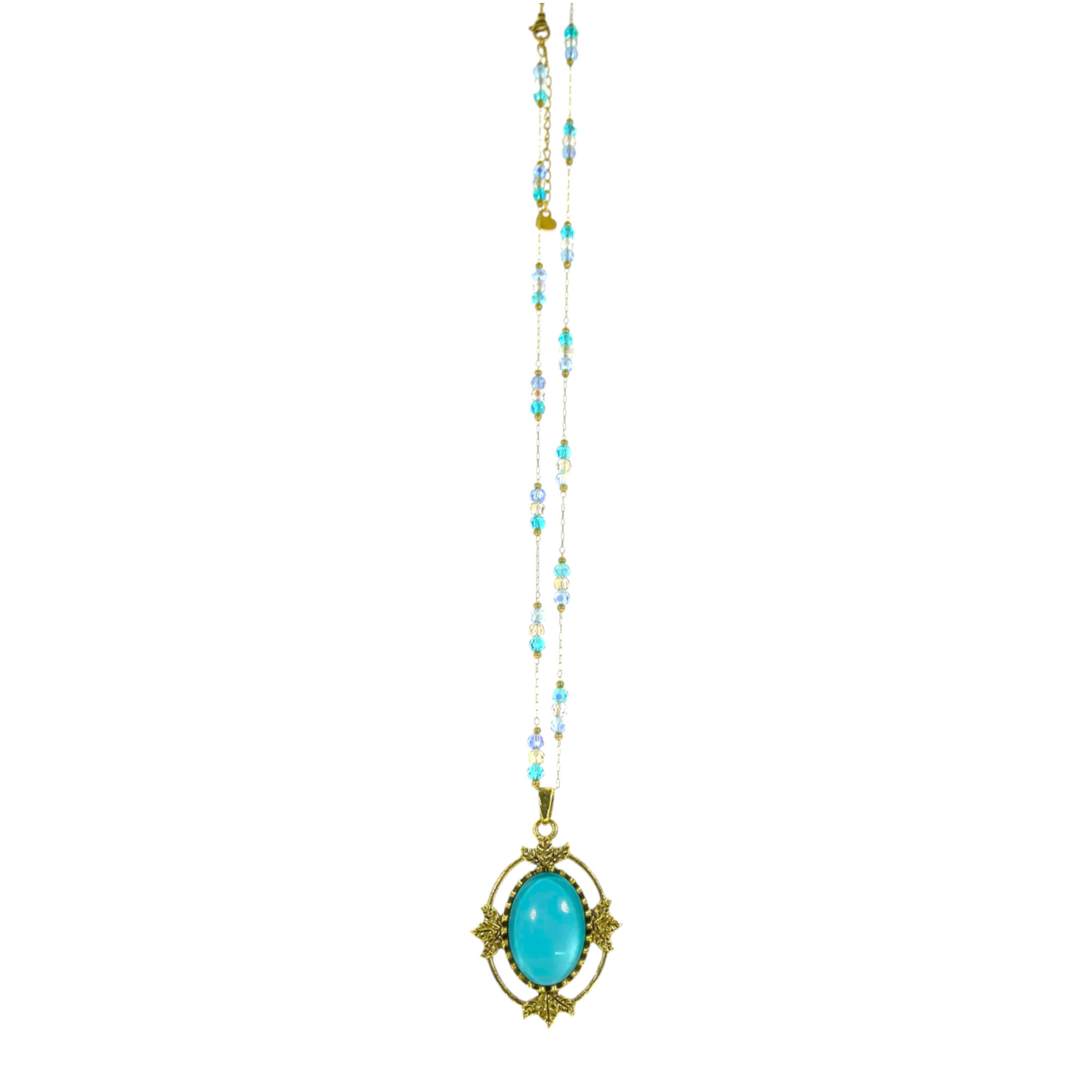 Mermaid Moon Amulet Necklace