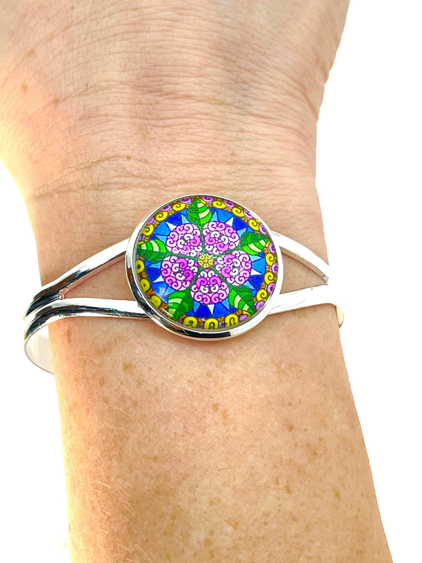 Rose Beauty Cuff Bracelet, Adjustable Cuff Bracelet, Bohemian Womens Bangle, Unique Boho Jewelry, Gift for her, BohoLoveObsession