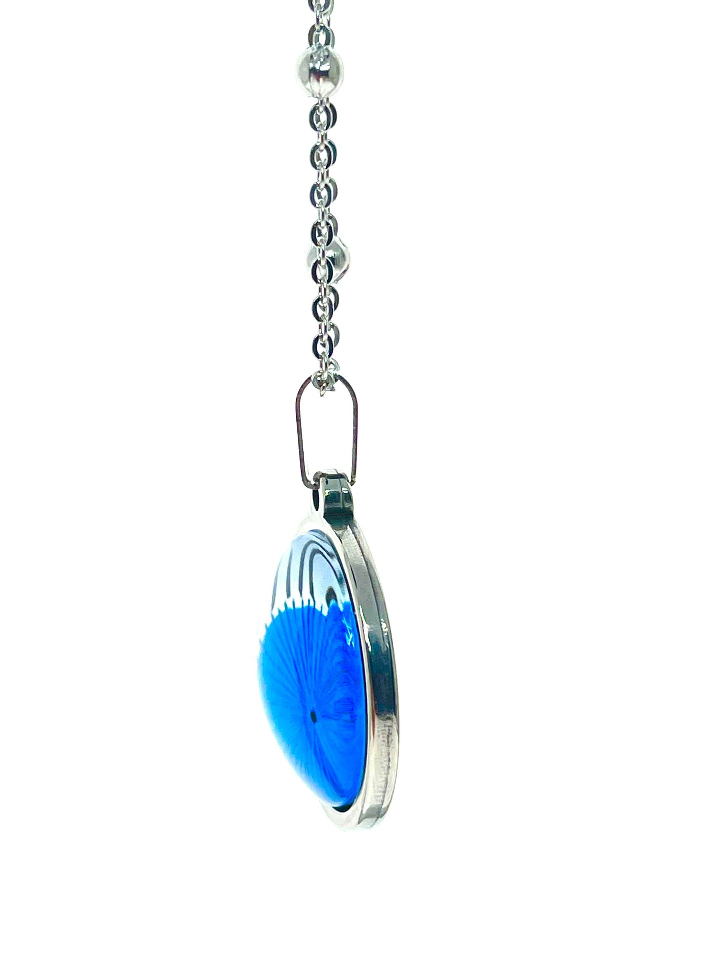 Antique Blue Dreams Necklace, Boho Pendant, Unique Bohemian Jewelry, Hippie Retro Chain, Womens Charm, BohoLoveObsession