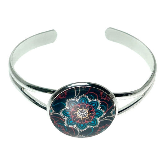 Night Lace Cuff Bracelet|Adjustable Cuff Bracelet|Daisy Boho Bracelet| Flower Boho Bracelet |BohoLoveObsession