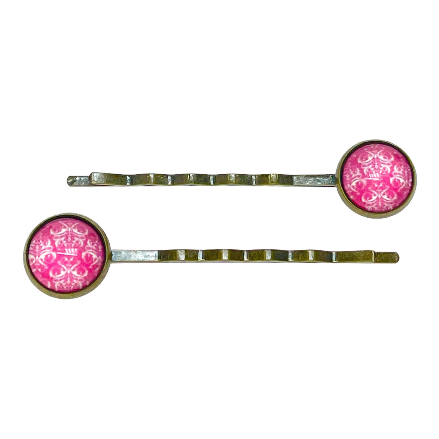 Pretty Red Hippie Small Hair Pin Set| Boho Hair Pins| Set of 2| Gifts for her Mom Sister Grandma Wife Girlfriend |BohoLoveObsession