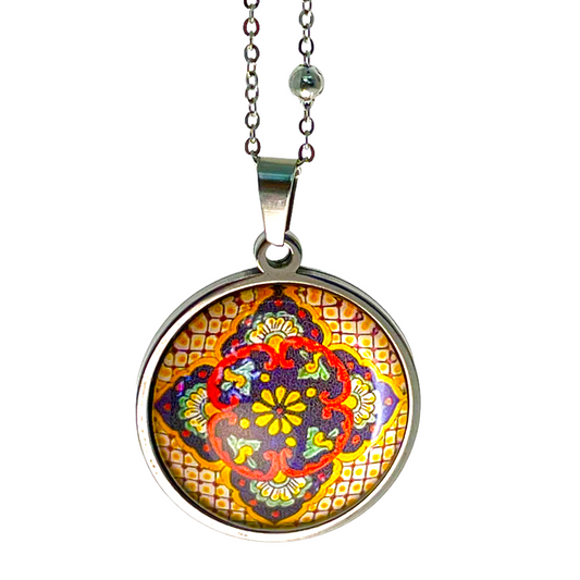 Antique Golden Flower Necklace