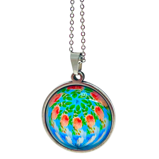 Antique Round Rosie Necklace